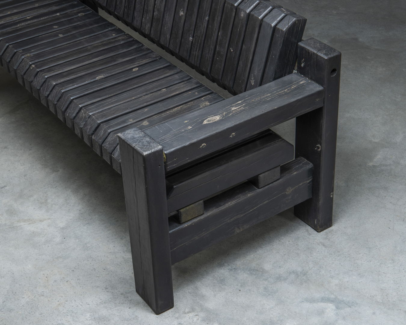 Brutalist Outdoor Bench