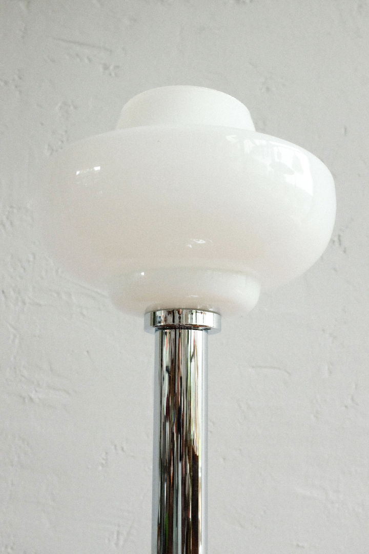 Art Deco Style Chrome Table Lamp, 1940s