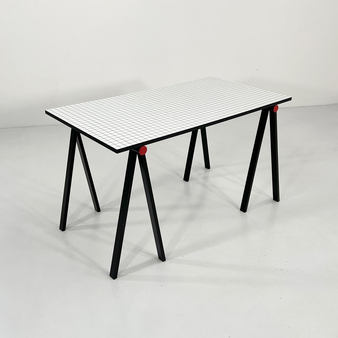 Trestle Desk by Rodney Kinsman for Bieffeplast, 1980s