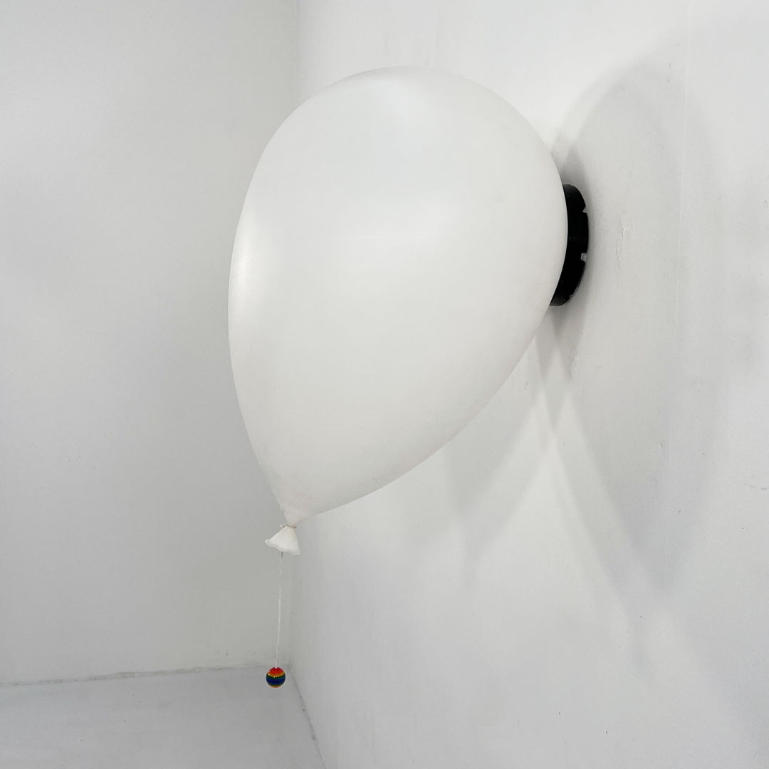 Large Balloon Wall or Ceiling Lamp by Yves Christin for Bilumen, 1980s