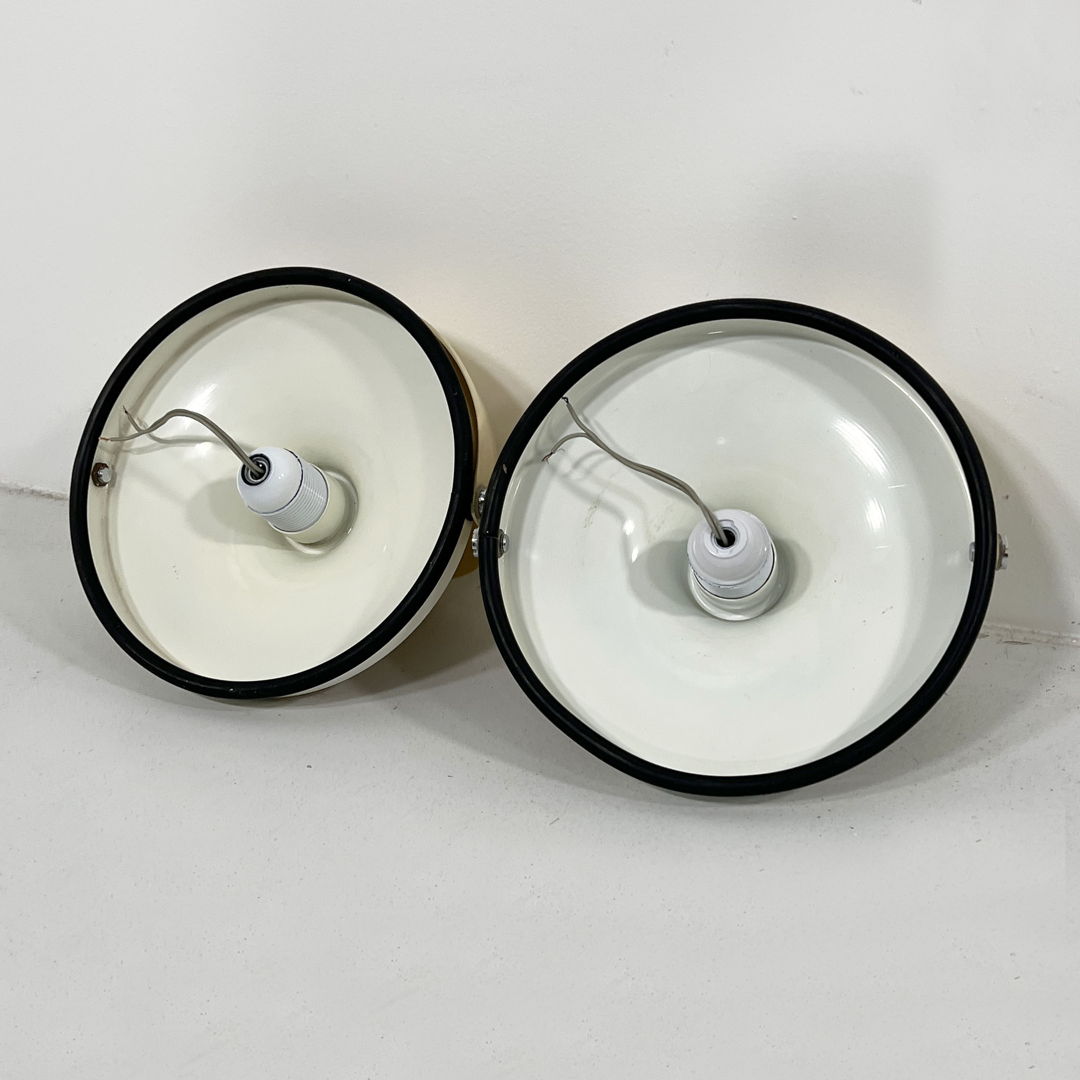 Pair of Mezzanotte Wall Lights from Guzzini, 1970s