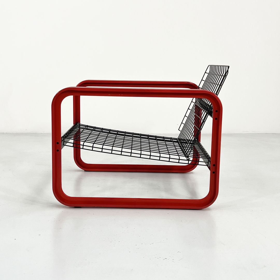 Quadra Lounge Chair by Gigante, Zambusi & Boccato for Seccose, 1980s