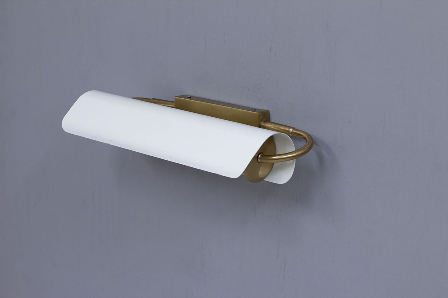 Brass & Metal Wall Lamp by Bertil Brisborg for Nk, Nordic Company, 1950s