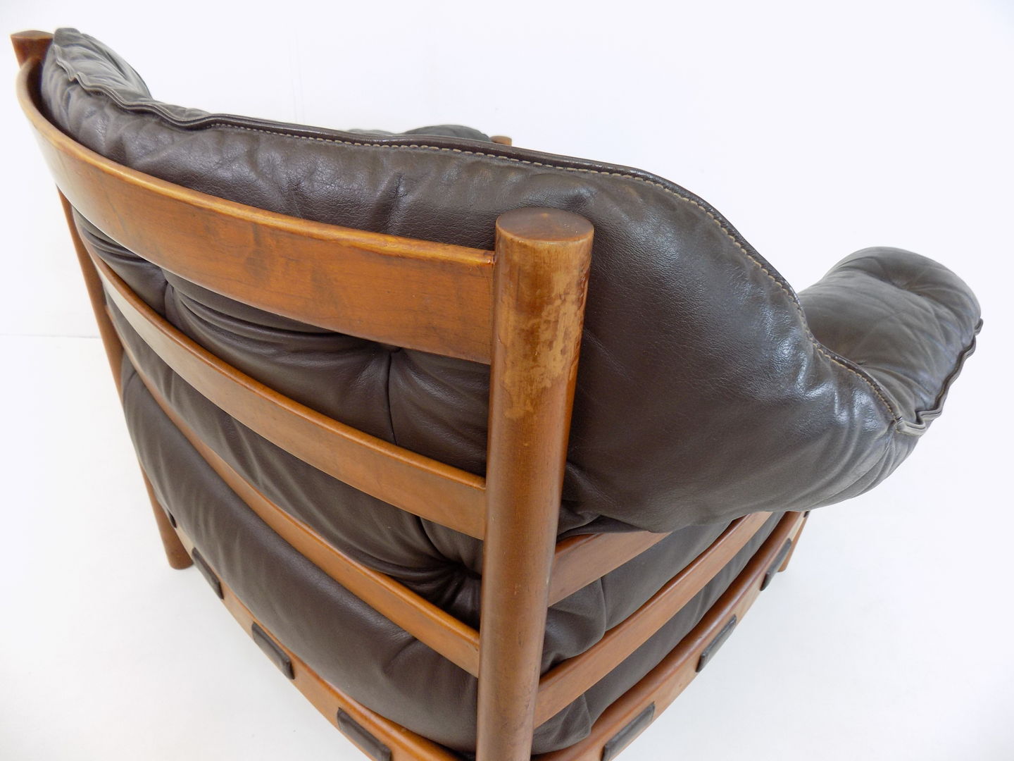 Coja Leather Easy Chair by Sven Ellekaer, Netherlands, 1960s