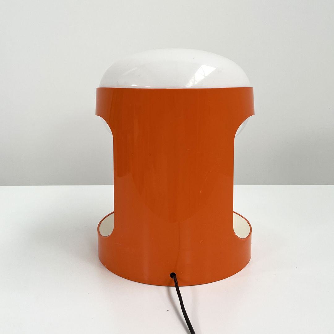 Orange KD29 Table Lamp by Joe Colombo for Kartell, 1960s