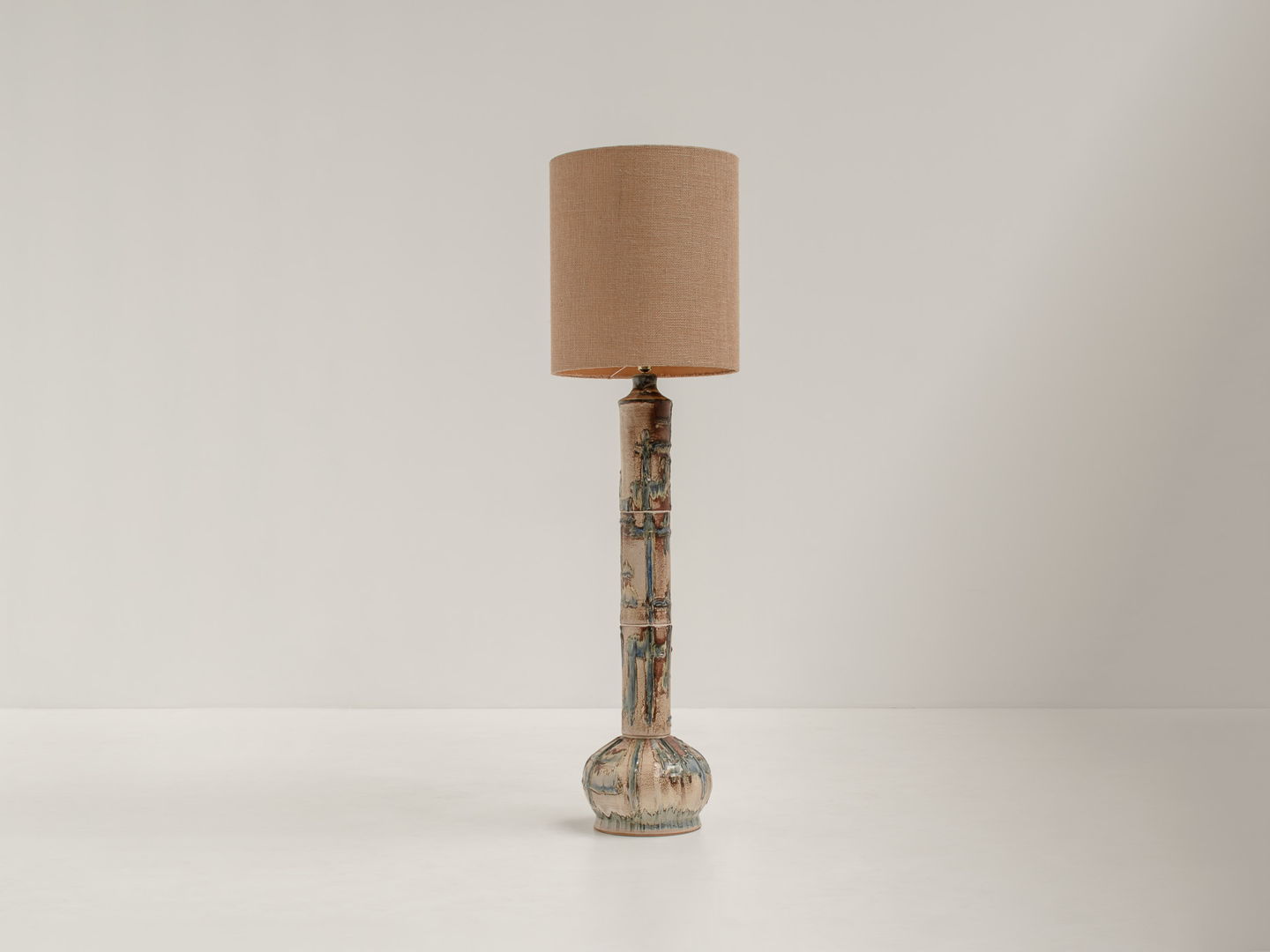 Large Danish Ceramic Floor Lamp attr. to Viggo Kyhn, 1960s – Mooiatti Japan