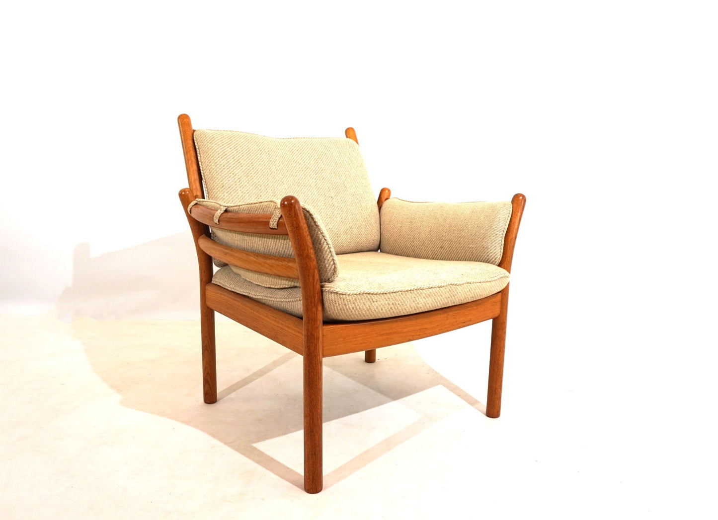 Silkeborg Genius teak armchair by Illum Wikkelso