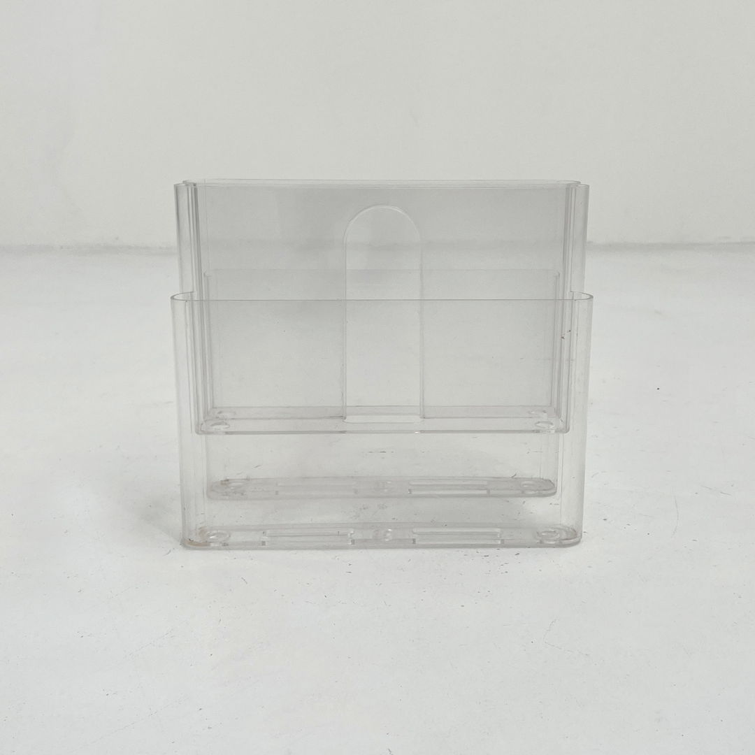 Lucite Magazine Rack by Giotto Stoppino for Kartell, 1970s