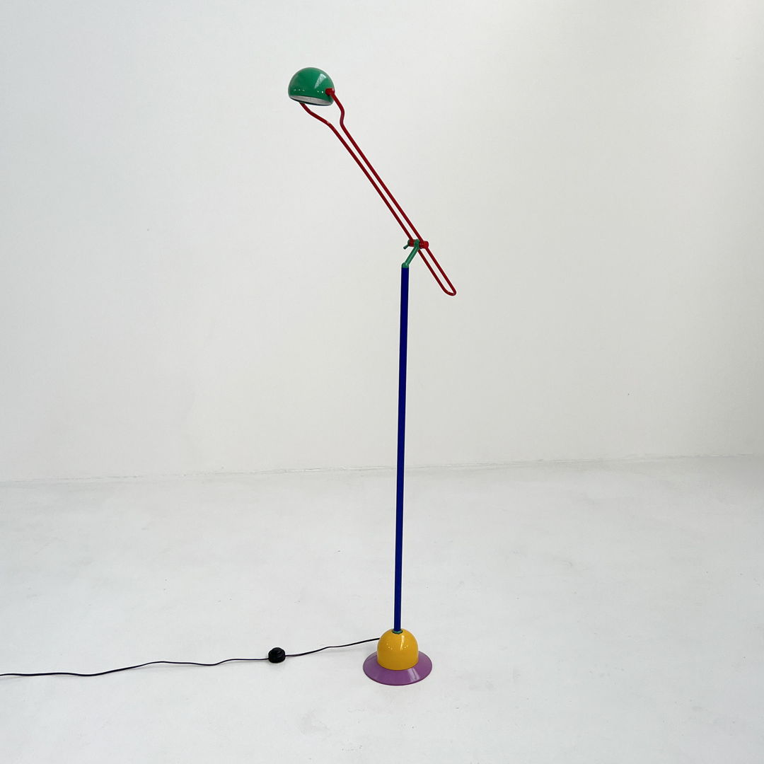 Multicolor Floorlamp in Metal, 1980s