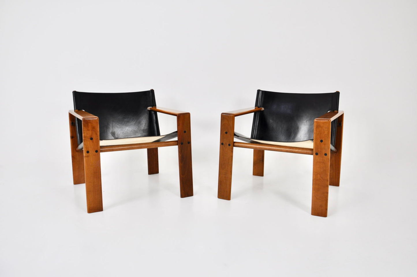 Set of 2 Armchairs by Tarcisio Colzani, 1960s