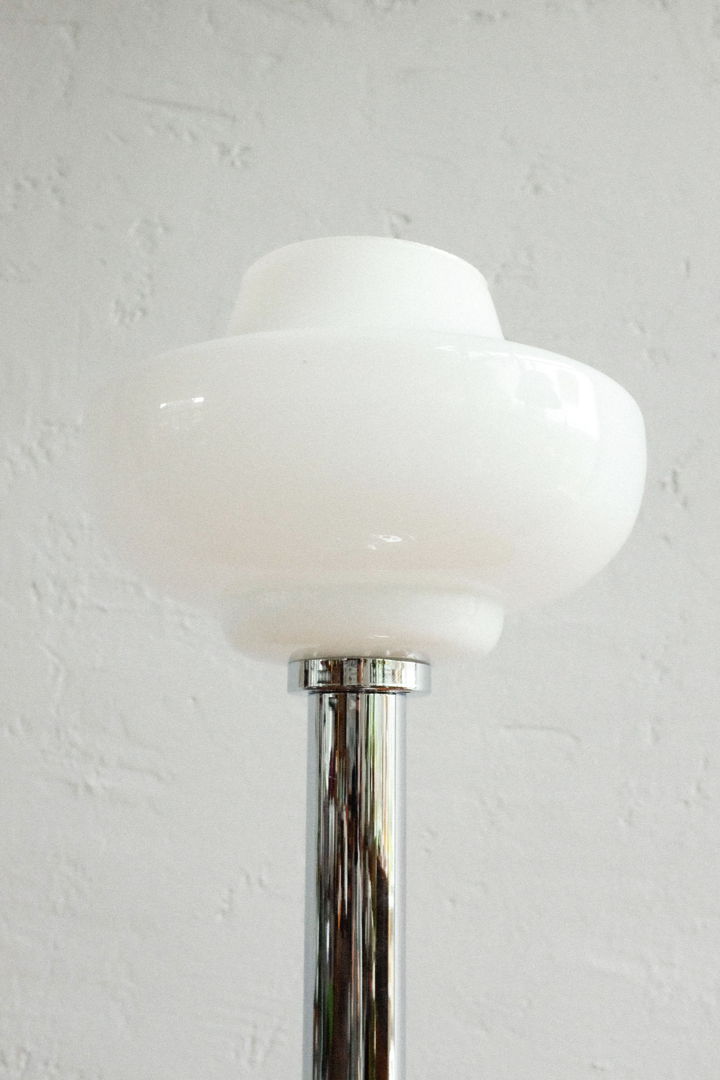 Art Deco Style Chrome Table Lamp, 1940s