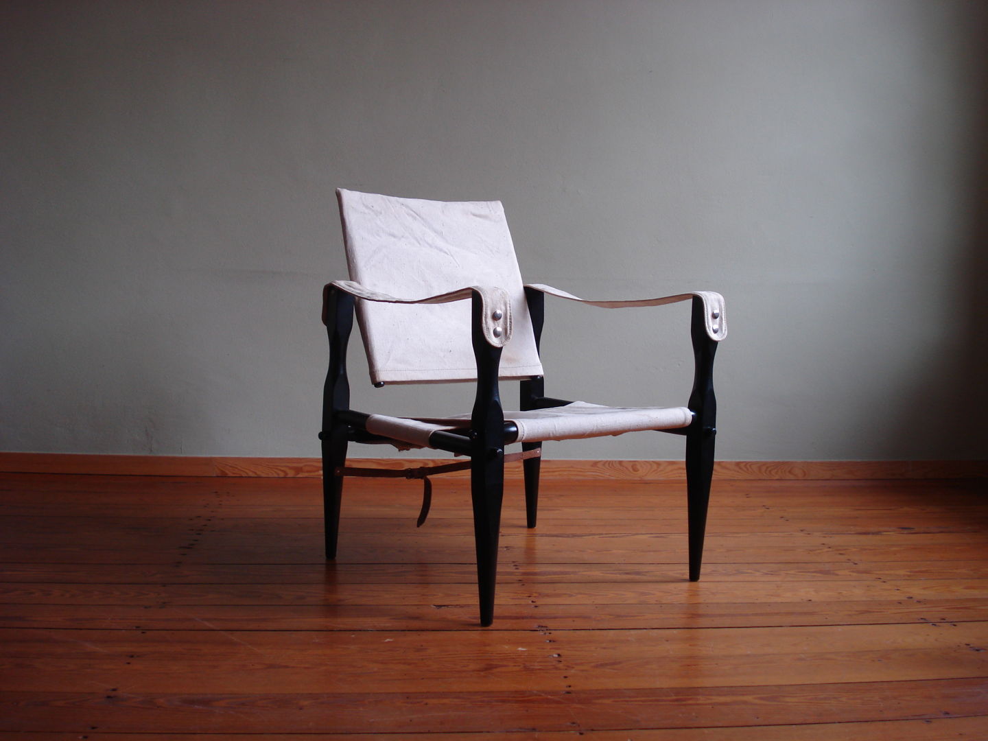 70s Safari Canvas Armchair from Wilhelm Kienzle