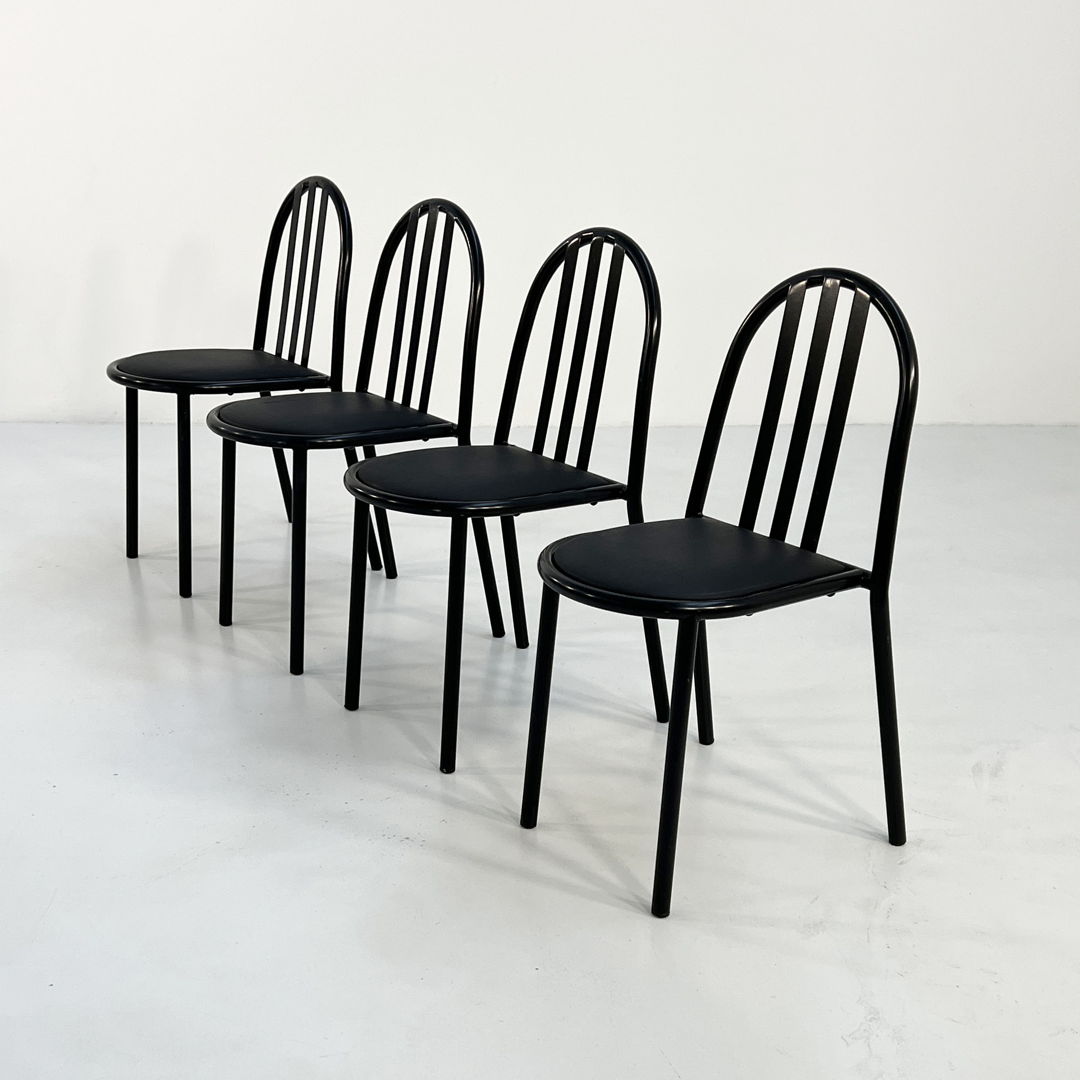 Set of 4 No.222 Chair by Robert Mallet-Stevens for Pallucco Italia, 1980s