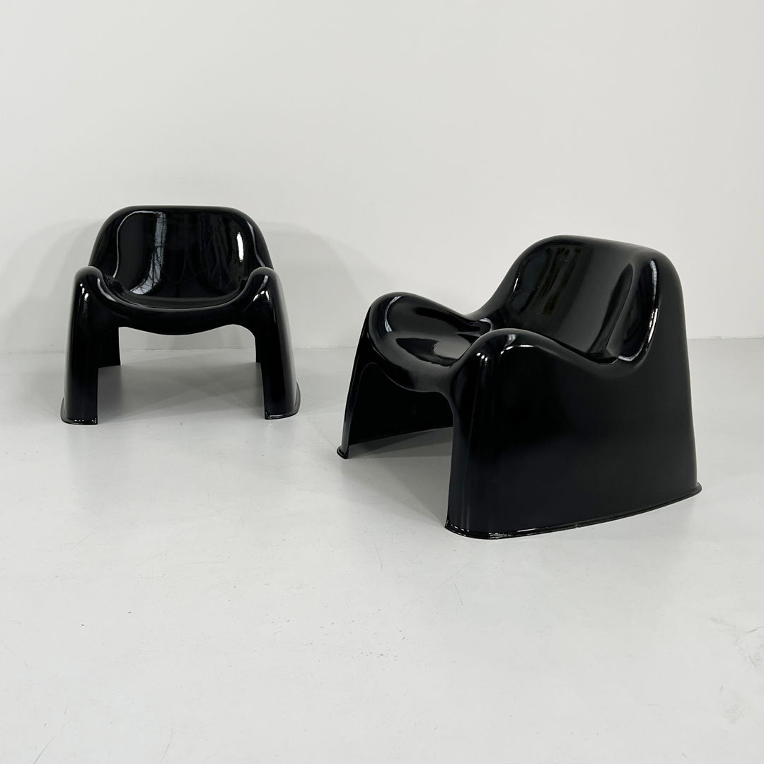 Pair of Toga Chairs by Sergio Mazza for Artemide, 1960s
