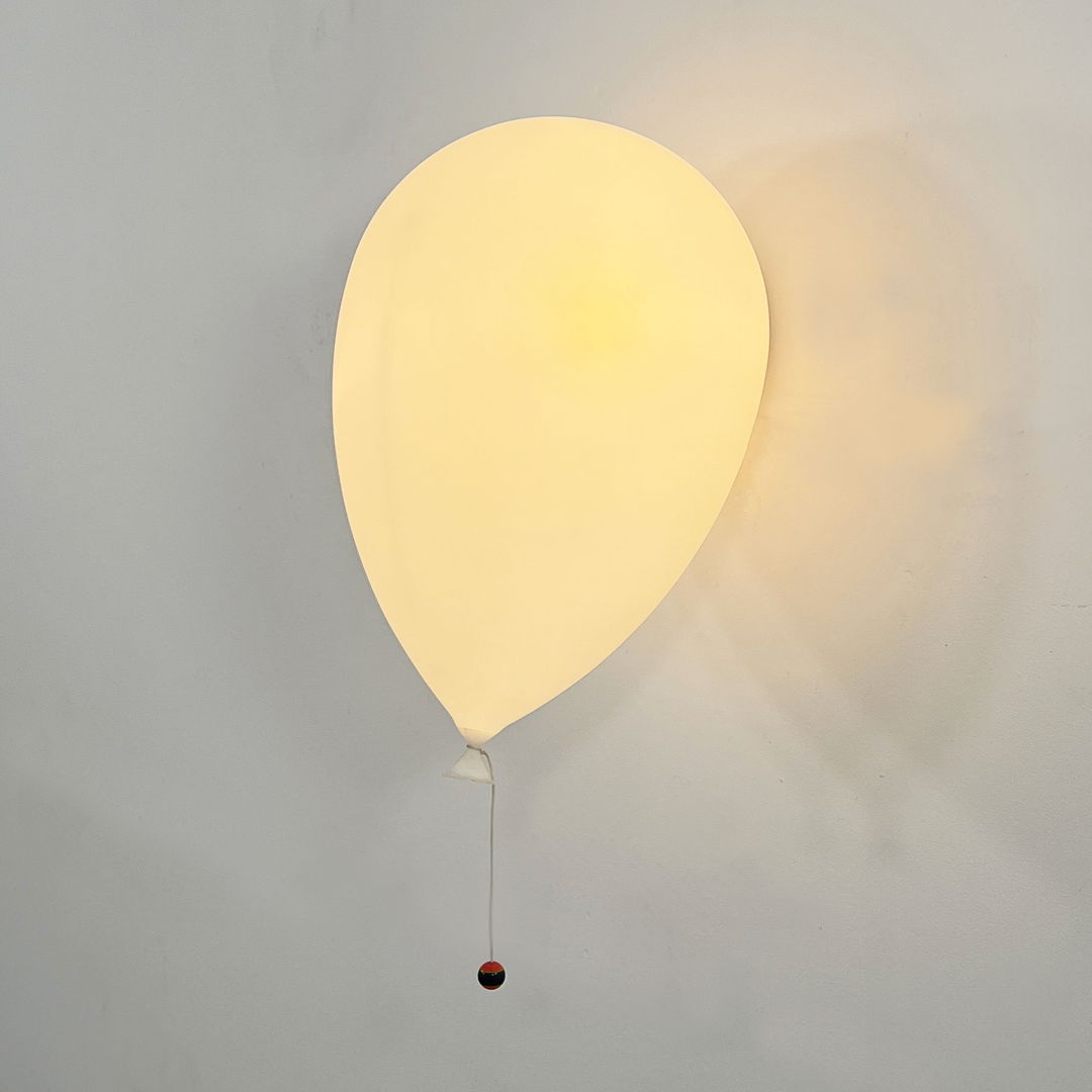 Large Balloon Wall or Ceiling Lamp by Yves Christin for Bilumen, 1980s