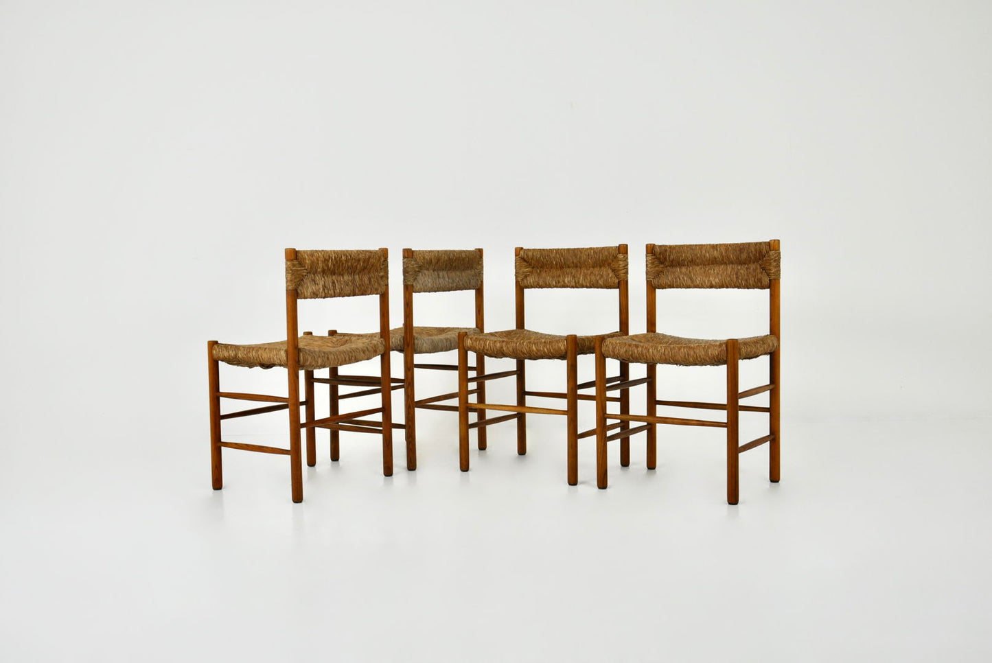 Dordogne chairs by Charlotte Perriand for Sentou, 1950s, set of 4