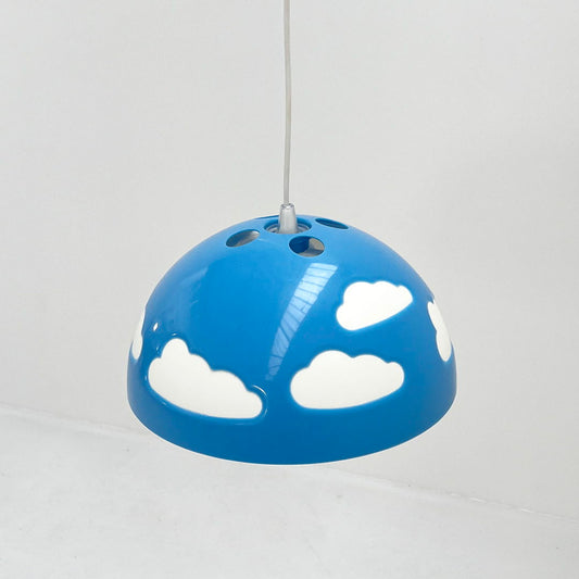 Blue Skojig Cloud Pendant Lamp by Henrik Preutz for Ikea, 1990s
