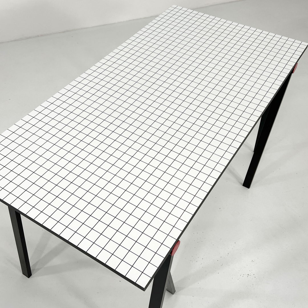 Trestle Desk by Rodney Kinsman for Bieffeplast, 1980s