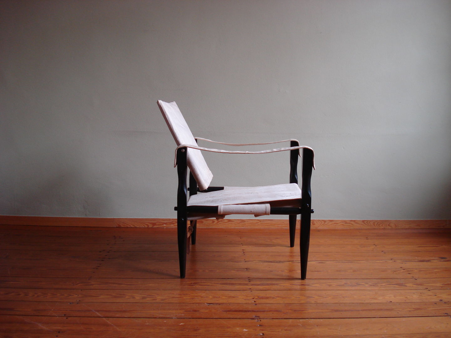 70s Safari Canvas Armchair from Wilhelm Kienzle