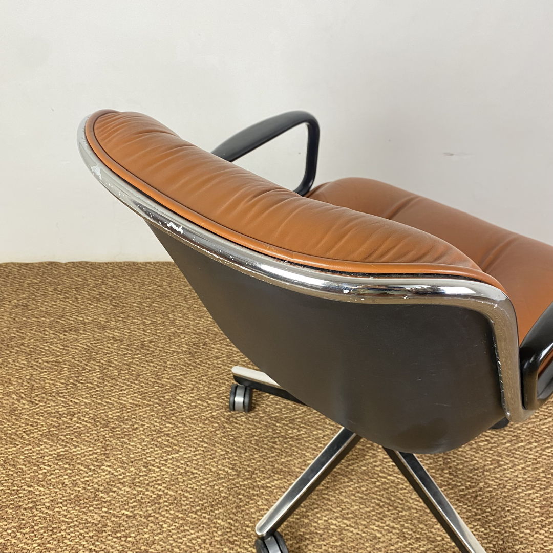 Poltrona Knoll Pollock Executive Chair 1980's