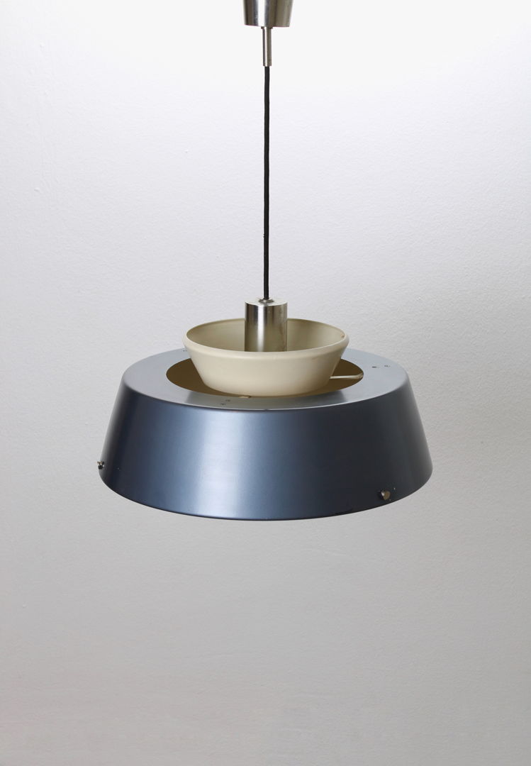 Metal pendant lamp by Stilnovo, 1960s
