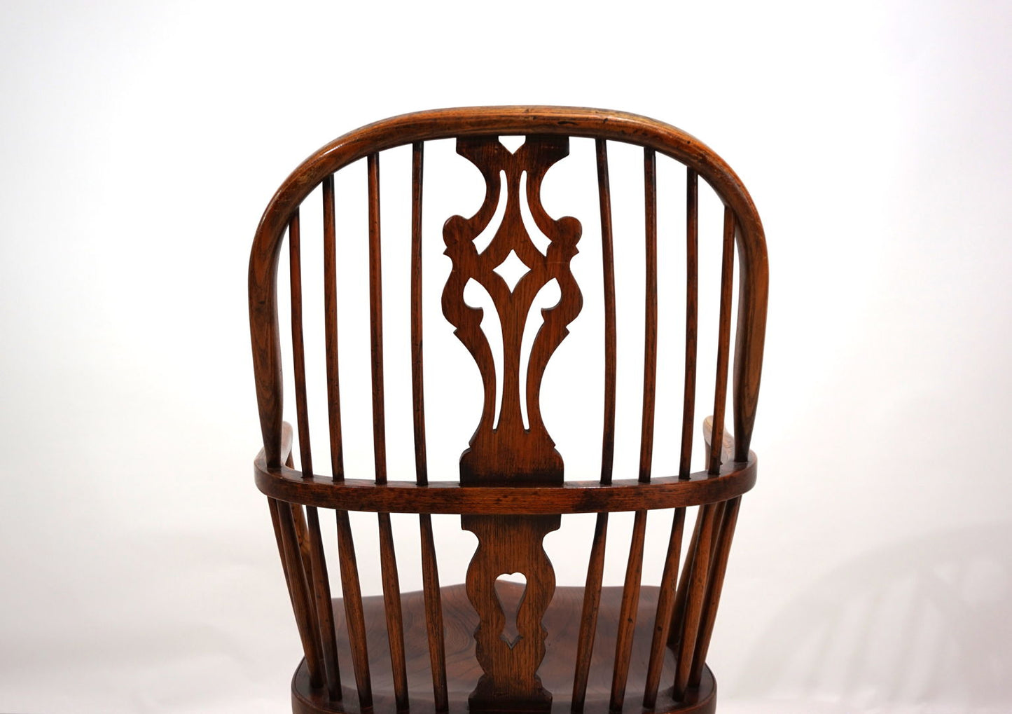 English Windsor chair with armrests