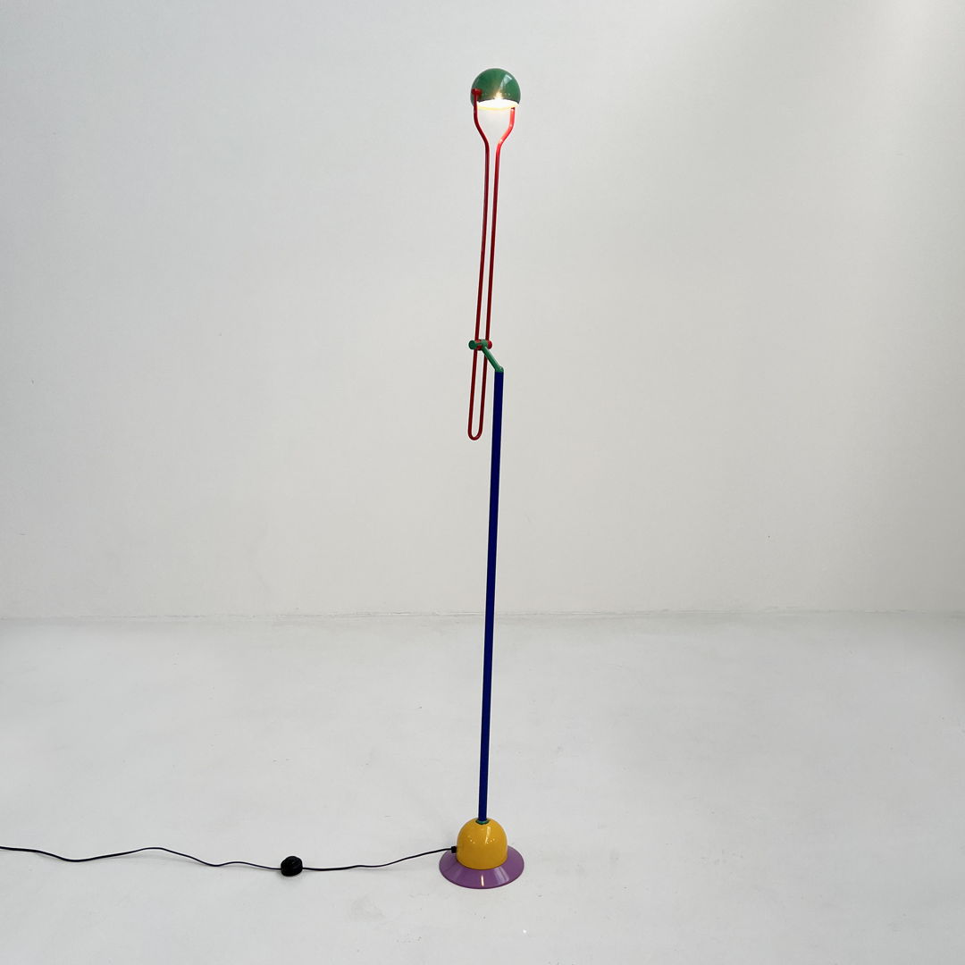 Multicolor Floorlamp in Metal, 1980s