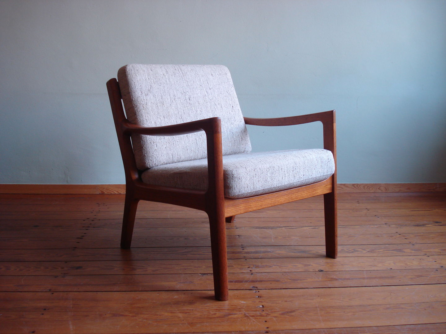 Danish vintage armchair by Ole Wanscher for Poul Jeppesen