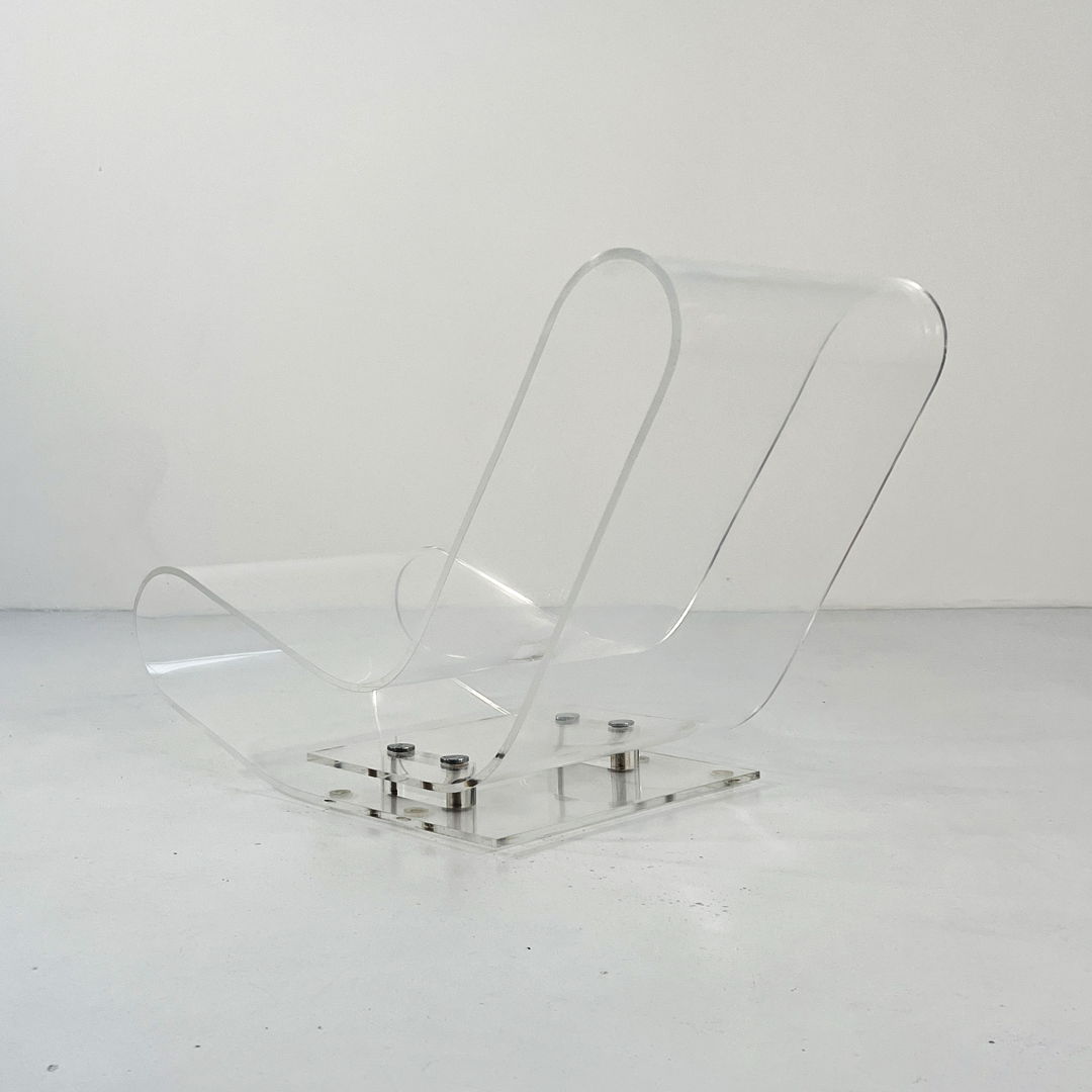 Lucite LCP Lounge Chair by Maarten Van Severen for Kartell, 1990s