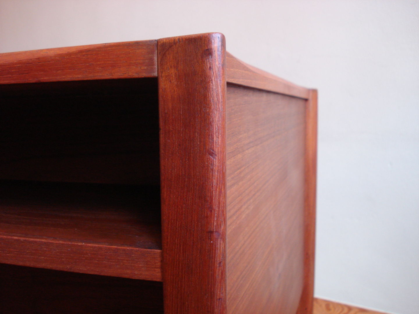 Vintage teak office desk from Wilhelm Renz