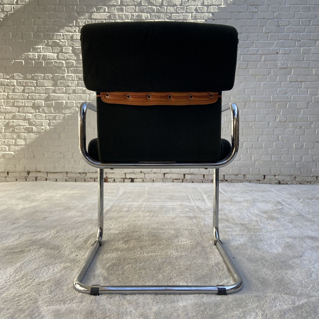 Set van 4 mid-century fauteuils van Guido Faleschini, Italië 1970