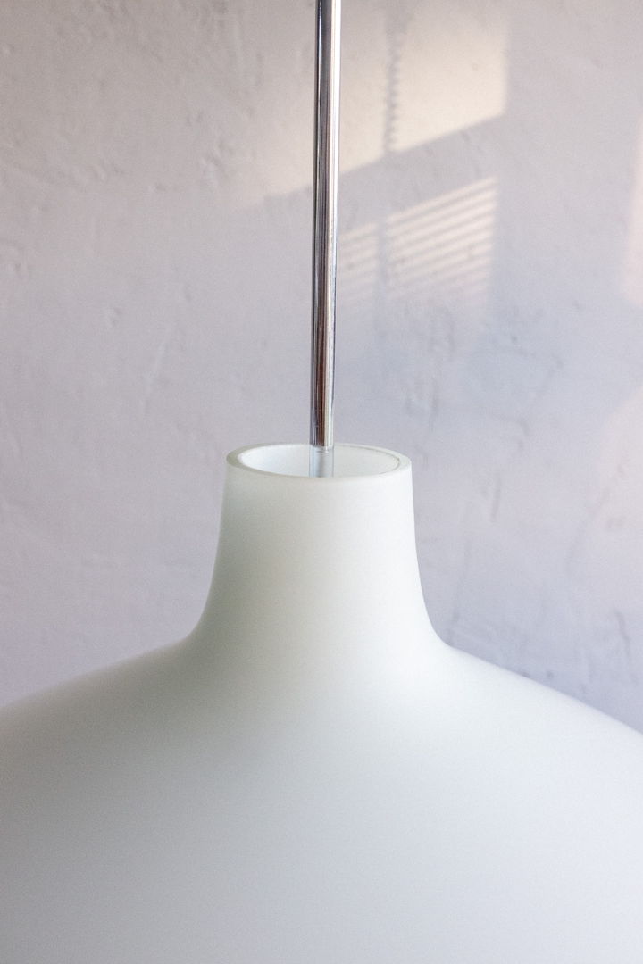 Space Age Czechoslovak Hanging Lamp by Osvětlovací Sklo, 1970s