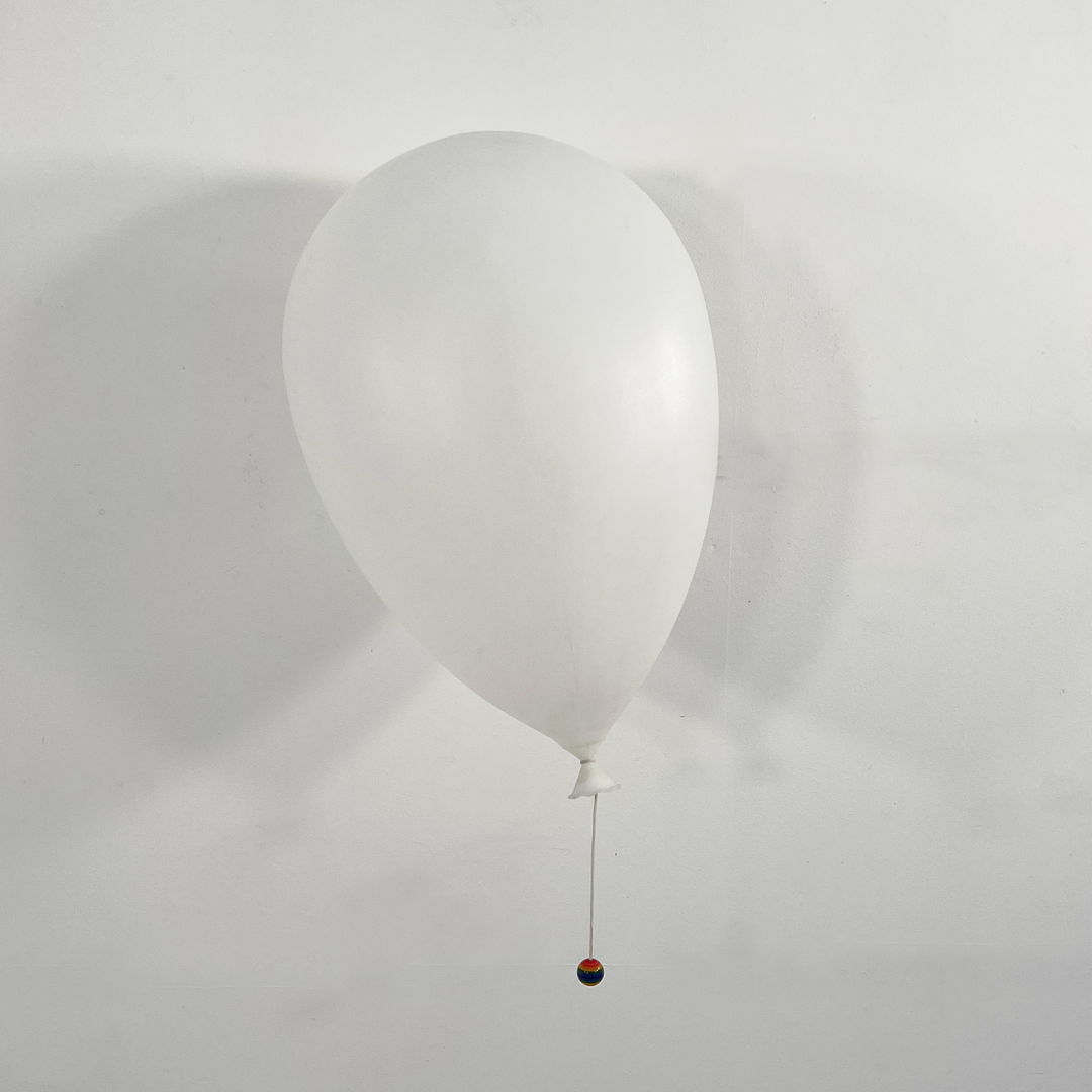 Large Balloon Wall or Ceiling Lamp by Yves Christin for Bilumen, 1980s