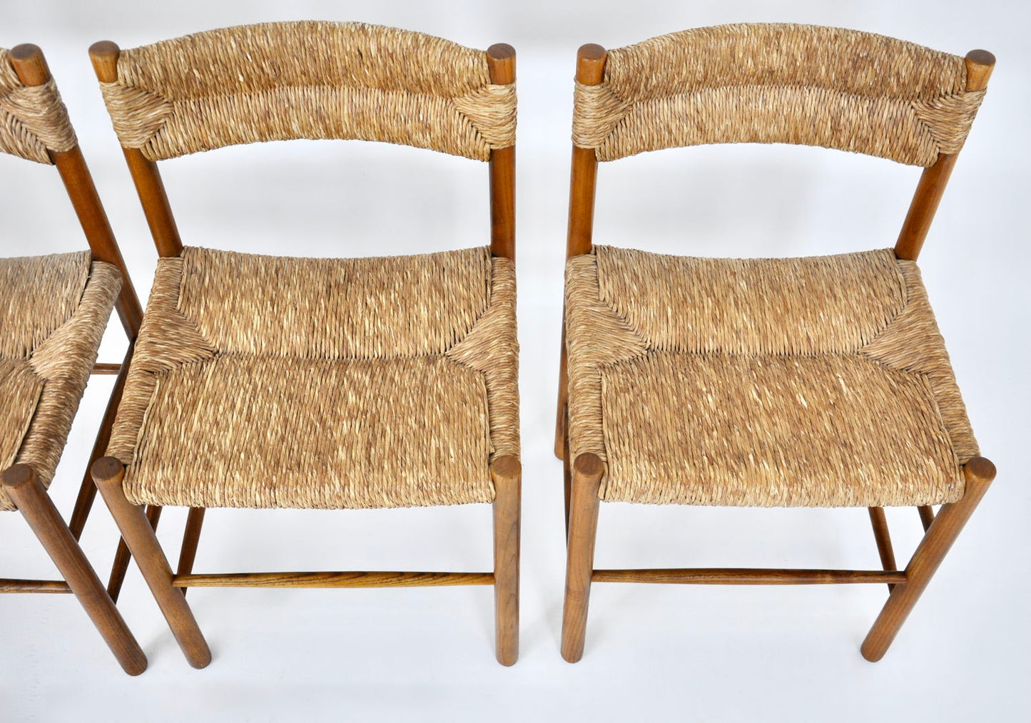 Dordogne chairs by Charlotte Perriand for Sentou, 1950s, set of 4