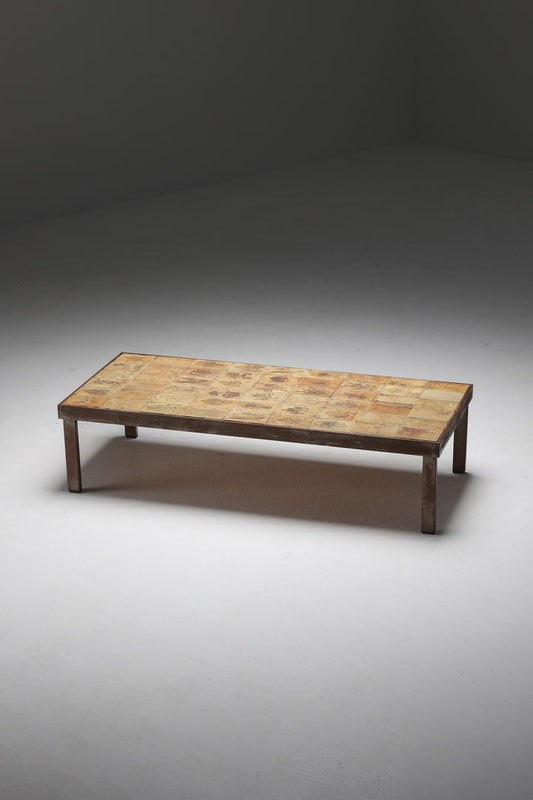 Garrigue coffee table by Roger Capron dating from the 1960s, Vallauris, France.