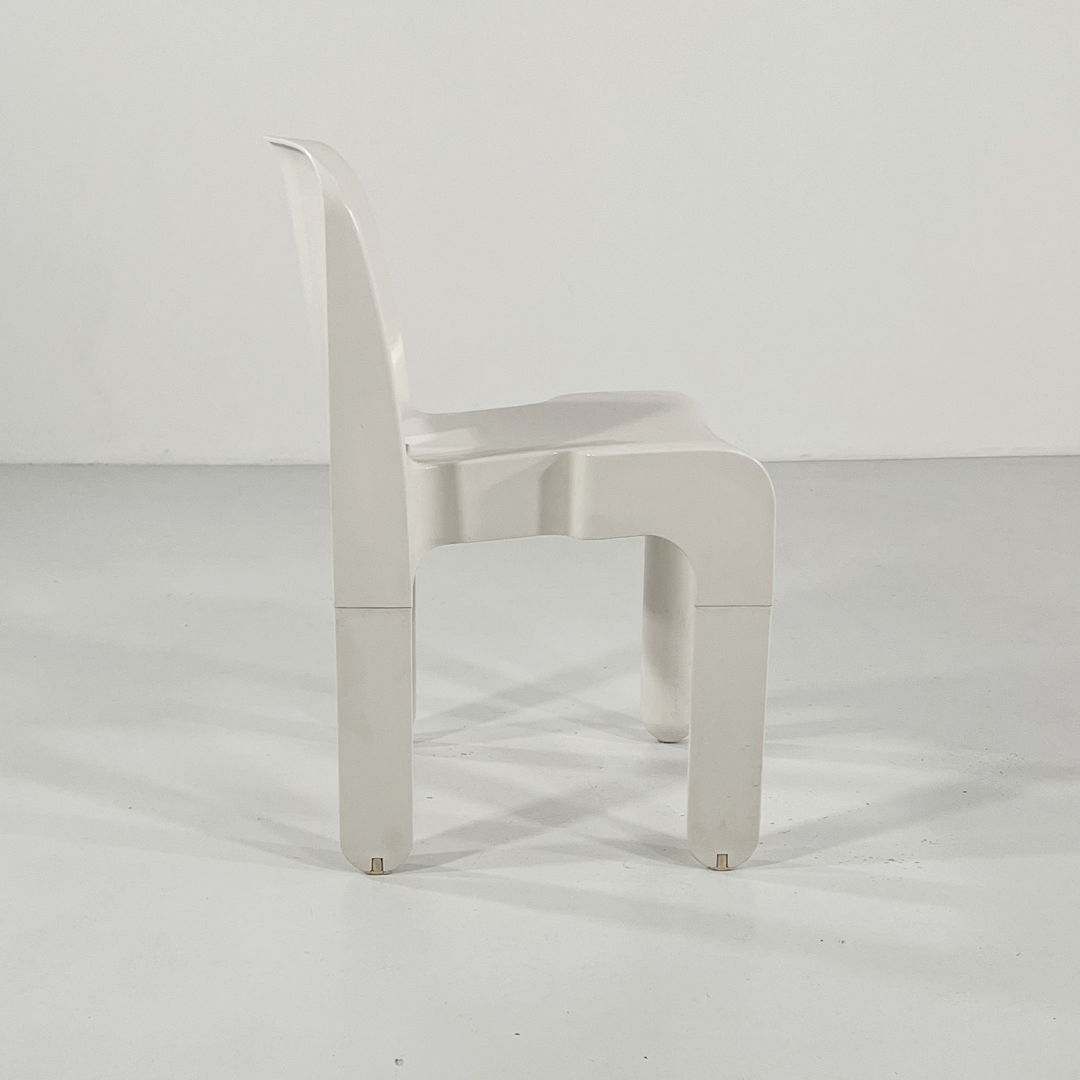 White Model 4867 Universale Chair by Joe Colombo for Kartell, 1970s