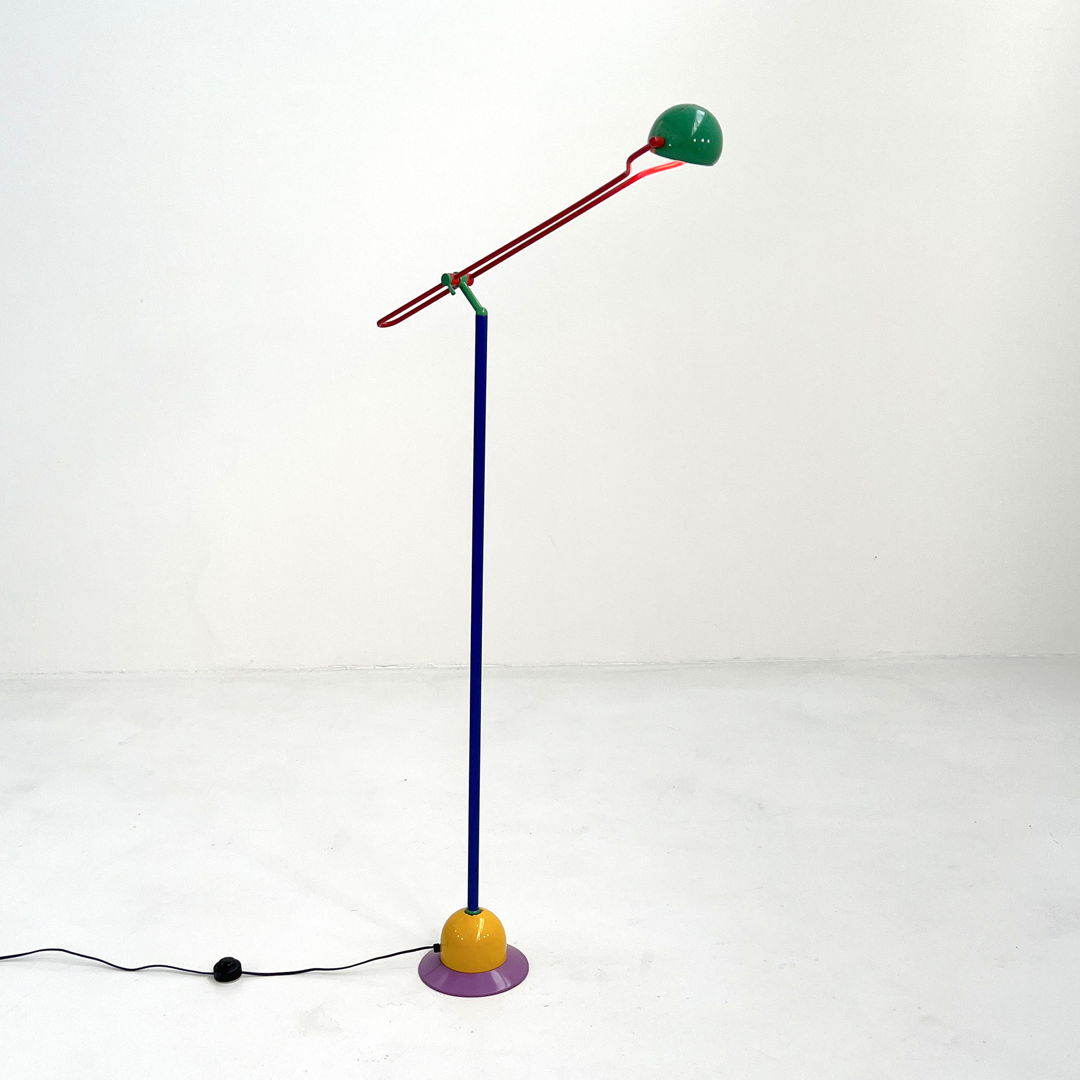 Multicolor Floorlamp in Metal, 1980s