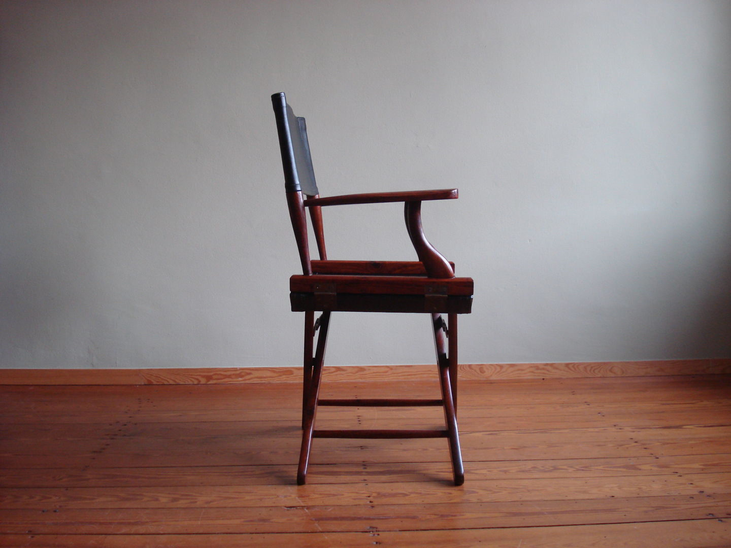 Safari leather folding chair from M. Hayat & Bros