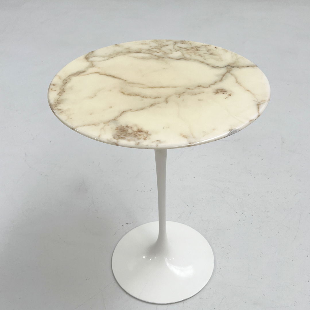 Tulip Marble Side Table by Eero Saarinen for Knoll International, 1960s