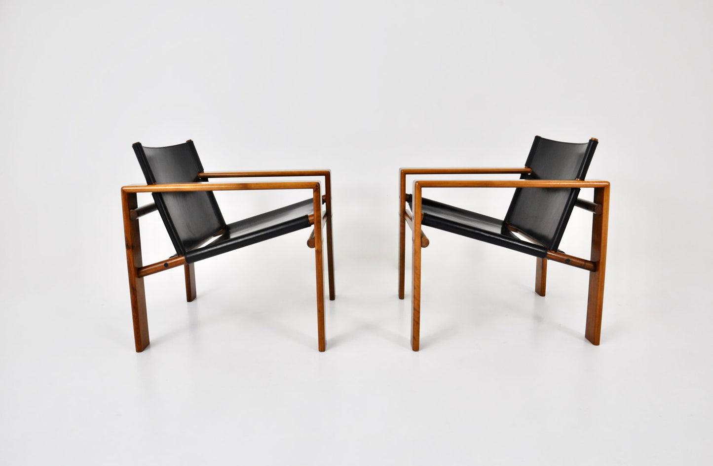 Set of 2 Armchairs by Tarcisio Colzani, 1960s