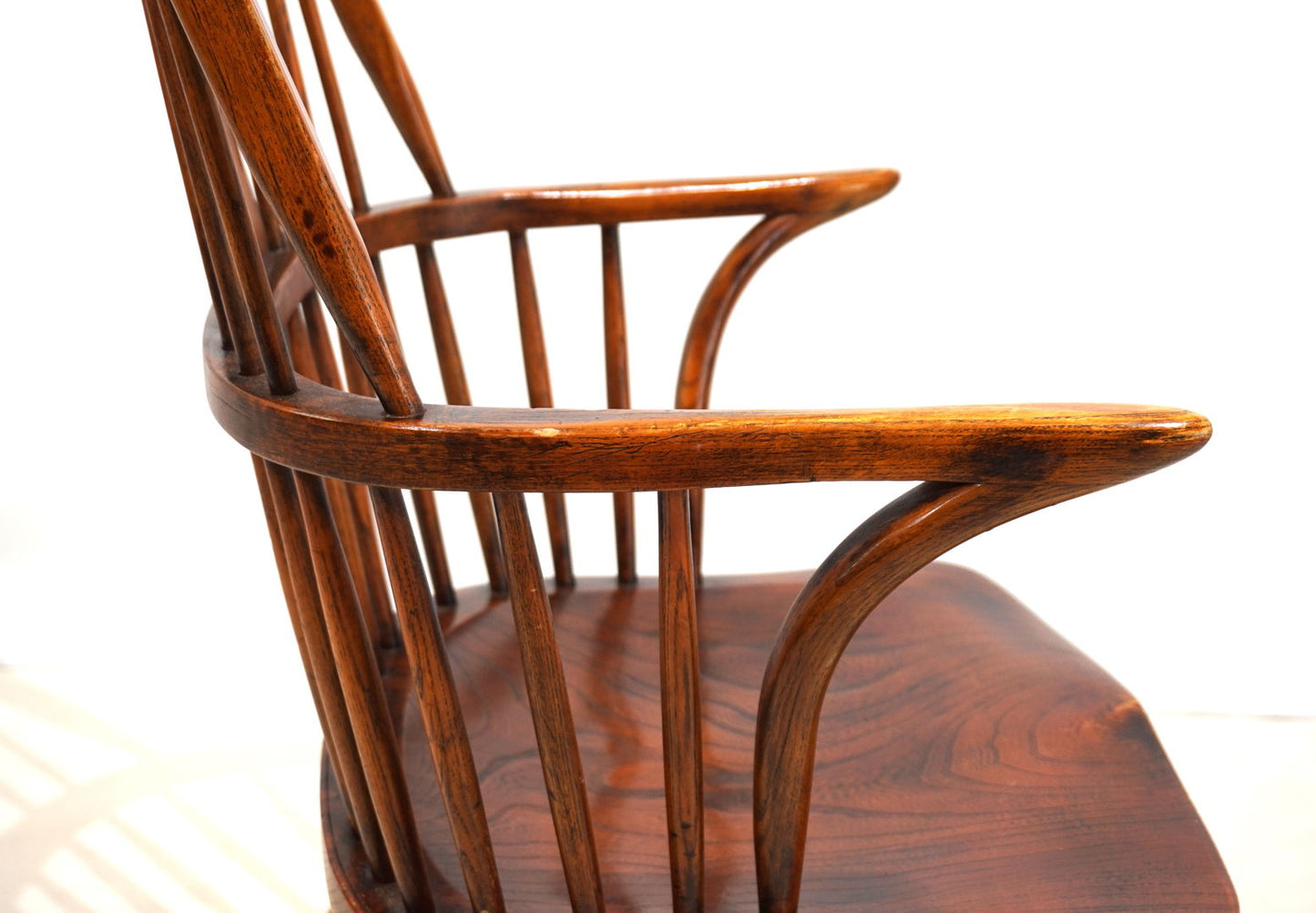 English Windsor chair with armrests