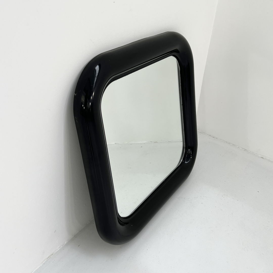 Black Delfo Mirror by Sergio Mazza for Artemide, 1960s