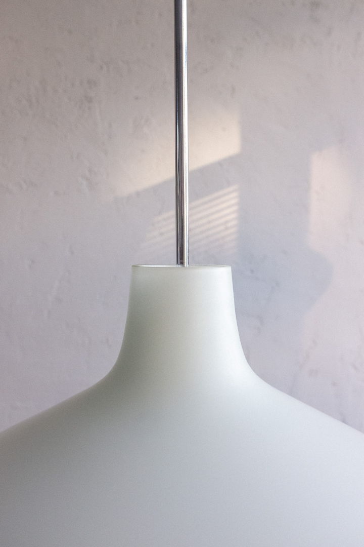 Space Age Czechoslovak Hanging Lamp by Osvětlovací Sklo, 1970s