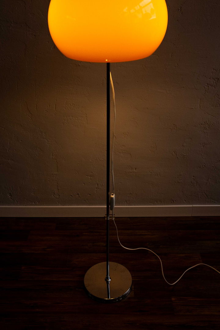 Space Age Italian Meblo Floor Lamp by Guzzini Team, 1970s