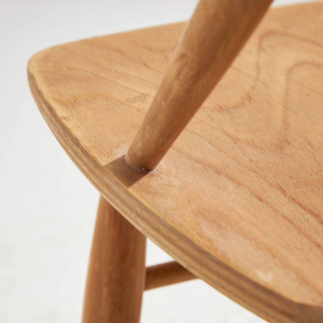 IW3 BEECH ROCKING CHAIR BY ILLUM WIKKELSØ FOR NIELS EILERSEN