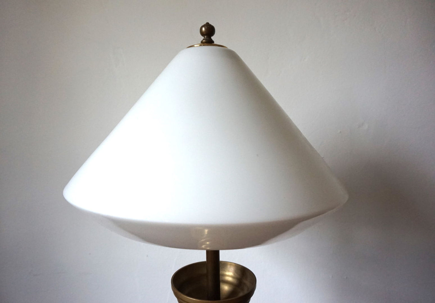 Art Nouveau Brass Empire Table Lamp