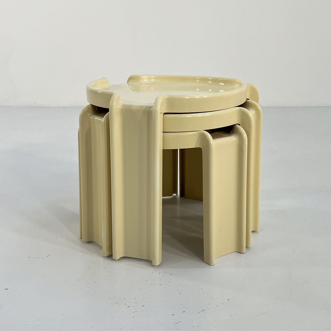 Set of Nesting Tables by Giotto Stoppino for Kartell, 1970s