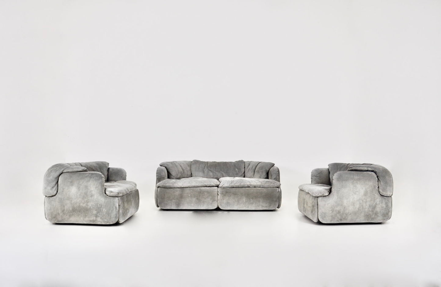 Confidential sofa set by Alberto Rosselli for Saporiti Italia ,1970s