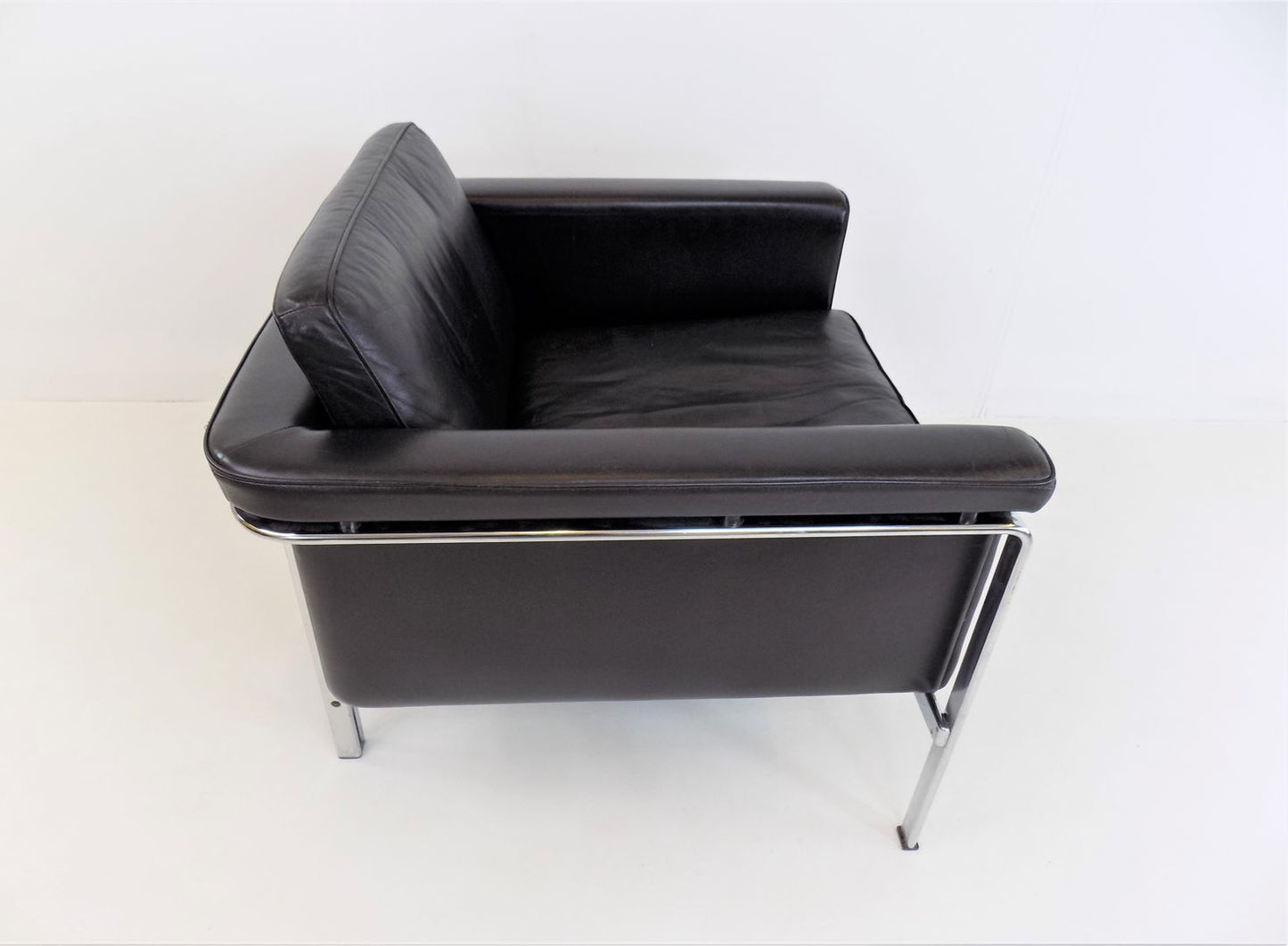 Kill 6911 leather chair black by Horst Brüning