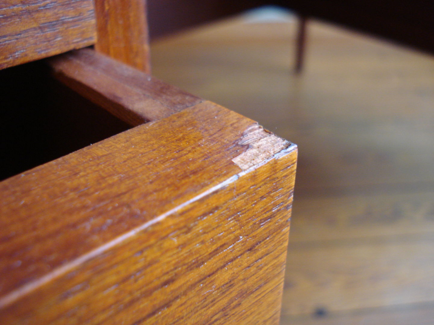 Vintage teak office desk from Wilhelm Renz